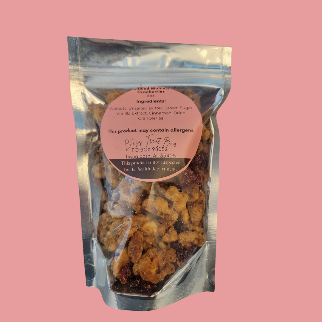 Candied Walnuts and Cranberries