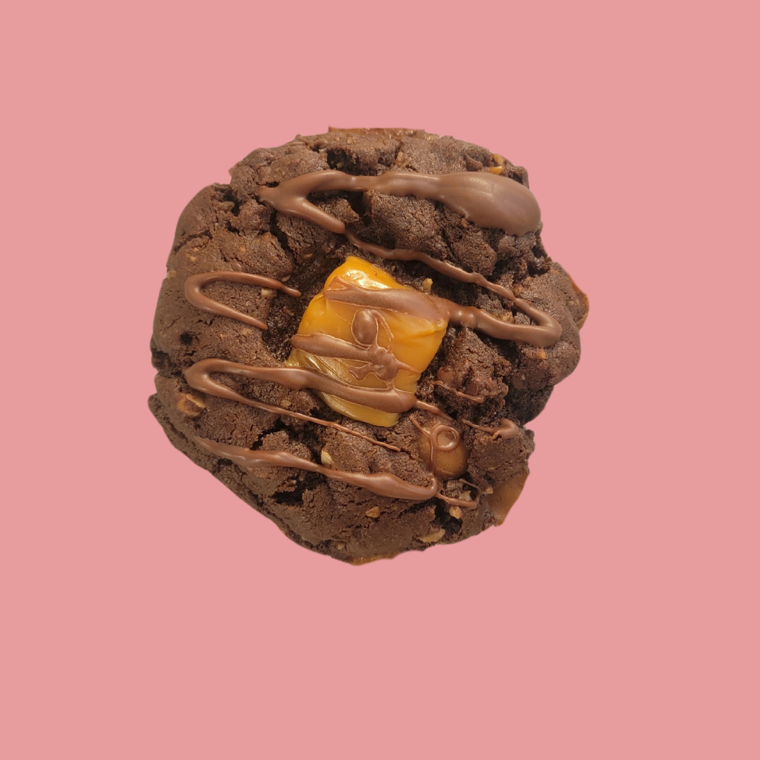 Double Chocolate Turtle Cookie
